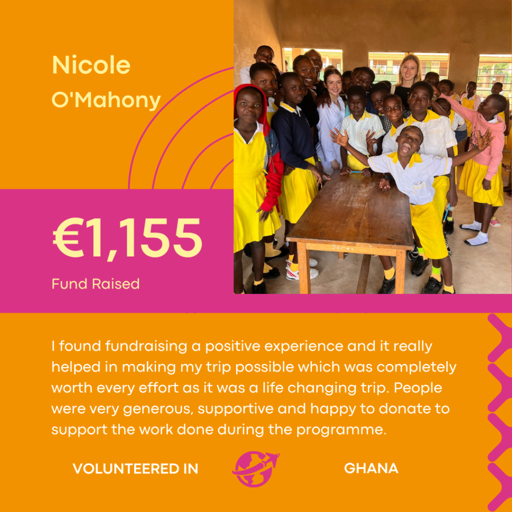 volunteer abroad for free fundraising